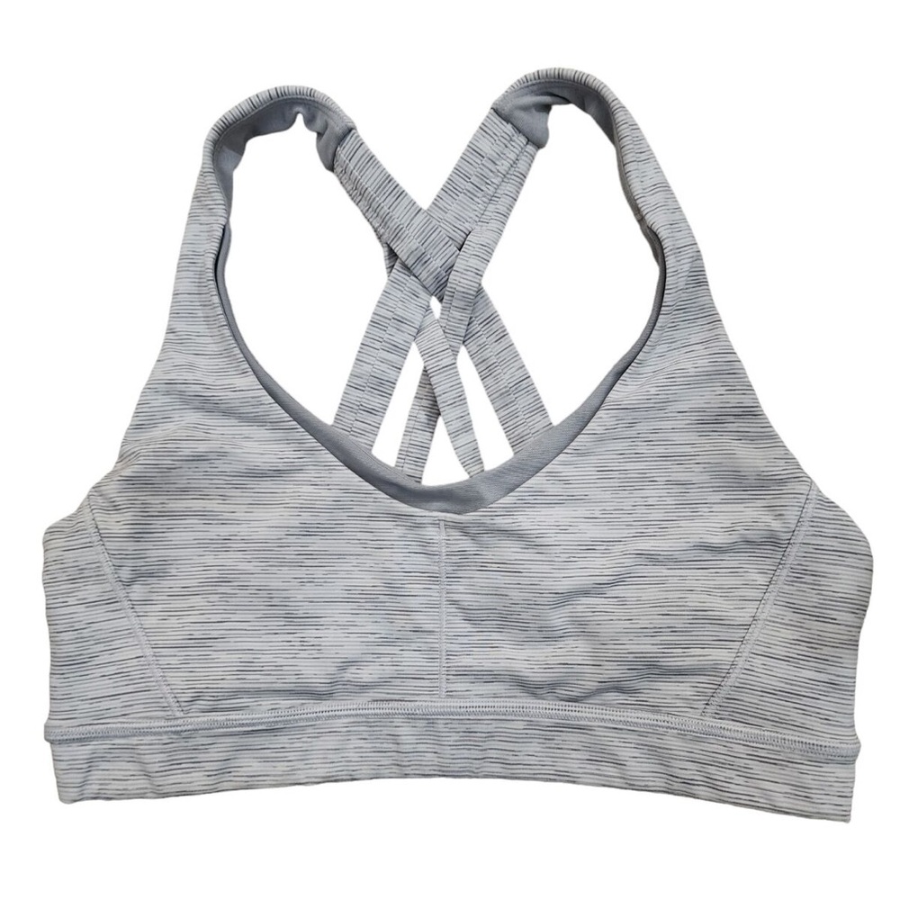 Lululemon Stash N’ Run Bra Wee Are From Space Nimbus Battleship Ice Grey🌻